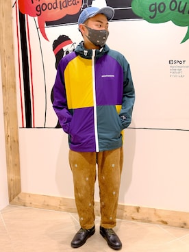 「goslowcaravan」｜vanvanmoritaさん（メンズ・177cm）の冬コーディネート