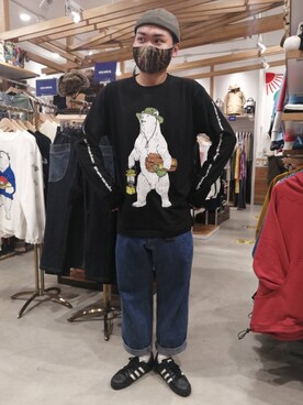 「goslowcaravan」｜vanvanmoritaさん（メンズ・177cm）の冬コーディネート