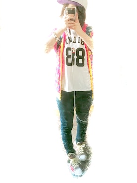 「COCOLULU（ココルル）のアイテム」を使った、ロロさん（レディース・154cm）の秋コーディネート