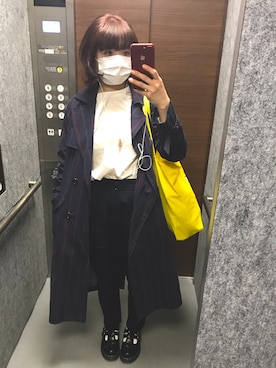 「Dr. Martens（ドクターマーチン）のDr.Martens (ドクターマーチン)/1461 3EYE GIBSON SHOES（その他シューズ）」を使った、ババアさん（レディース・163cm）の春コーディネート