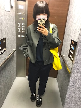 「MP STORE（エムピーストア）のアイテム」を使った、ババアさん（レディース・163cm）の秋コーディネート