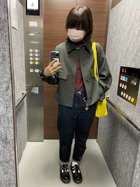 「MP STORE（エムピーストア）のアイテム」を使った、ババアさん（レディース・163cm）の秋コーディネート