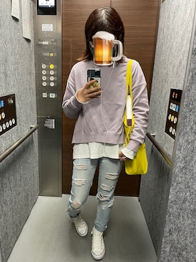 ババアさん（レディース・163cm）の春コーディネート