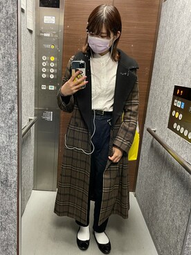 「LA BELLE ETUDE（ラベルエチュード）のアイテム（その他アウター）」を使った、ババアさん（レディース・163cm）の春コーディネート
