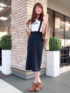 マジェスティックレゴン越谷レイクタウン店スタッフさん（レディース・166cm）の春コーディネート