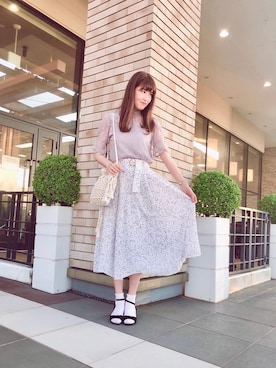 マジェスティックレゴン越谷レイクタウン店スタッフさん（レディース・165cm）の春コーディネート