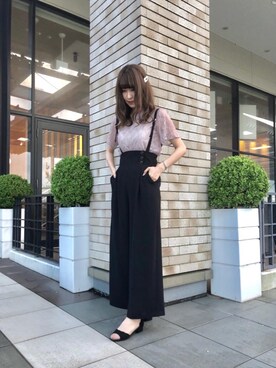 マジェスティックレゴン越谷レイクタウン店スタッフさん（レディース・165cm）の夏コーディネート