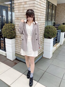 マジェスティックレゴン越谷レイクタウン店スタッフさん（レディース・154cm）の冬コーディネート
