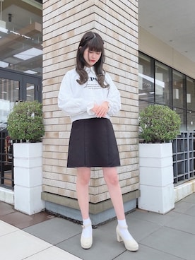 マジェスティックレゴン越谷レイクタウン店スタッフさん(レディース・160cm)の春コーディネート