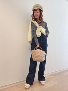 マジェスティックレゴン越谷レイクタウン店スタッフさん（レディース・150cm）の春コーディネート