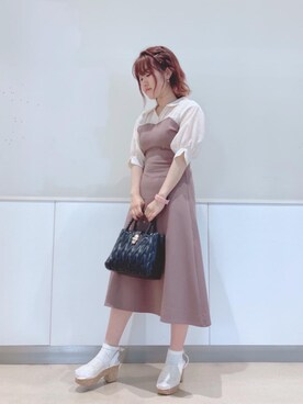 マジェスティックレゴン越谷レイクタウン店スタッフさん（レディース・163cm）の春コーディネート