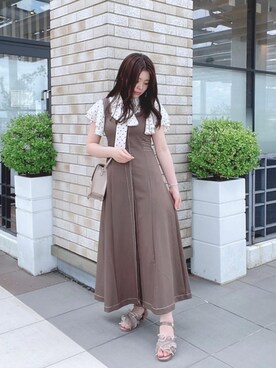 マジェスティックレゴン越谷レイクタウン店スタッフさん（レディース・157cm）の夏コーディネート