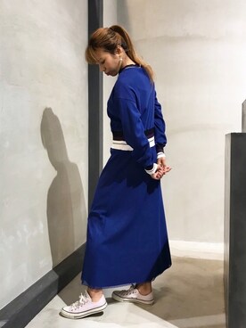 「ストリートカジュアル」｜「アイテム（ワンピース/ドレス）」を使った、wakkiii♡さん（レディース・164cm）の秋コーディネート