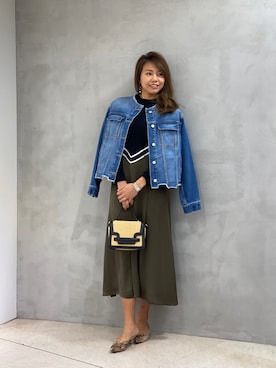 「CAST:（キャスト コロン）のアイテム（ジャケット/アウター）」を使った、wakkiii♡さん（レディース・164cm）の冬コーディネート