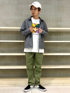 「RAGEBLUE（レイジブルー）のアイテム（その他アウター）」を使った、やんぬ(はらだ)さん（メンズ・165cm）の冬コーディネート