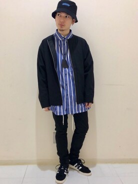 やんぬ(はらだ)さん(メンズ・165cm)の冬コーディネート