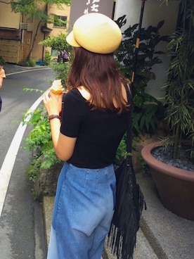 「貴船神社」｜maokiさん（レディース・168cm）の冬コーディネート