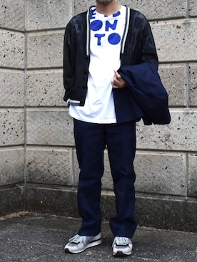 「THE FOURNESS（ザ・フォーネス）のアイテム」を使った、ゆうきしさん（メンズ・165cm）の春コーディネート