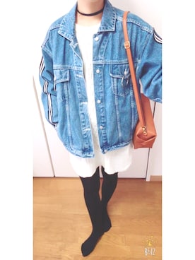 「sevens（セブンズ）のアイテム（ジャケット/アウター）」を使った、OCHAKIさん（レディース・164cm）の秋コーディネート