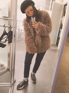 ayanoさん（レディース・153cm）の冬コーディネート