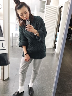 ayanoさん（レディース・153cm）の冬コーディネート