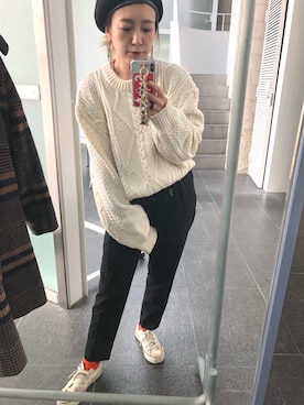 ayanoさん(レディース・153cm)の冬コーディネート