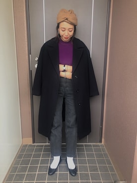 ayanoさん（レディース・153cm）の冬コーディネート