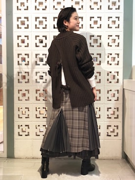 「RBS（アールビーエス）のアイテム」を使った、yamashita  aiさん（レディース・158cm）の秋コーディネート