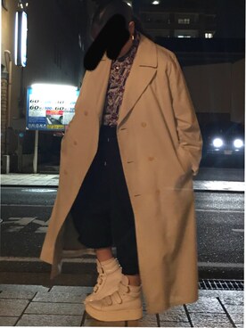 「WOmB（ウーム）のアイテム」を使った、齋藤 優奈さん（レディース・153cm）の秋コーディネート