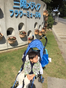 「SHIPS」｜「アイテム（その他）」を使った、SSさん（キッズ・80cm）の秋コーディネート