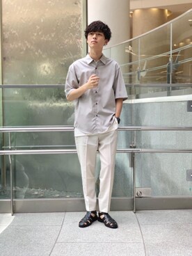 Kaede Osadaさん（メンズ・173cm）の夏コーディネート