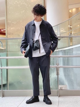 「KLEMAN（クレマン）の＜KLEMAN＞ PADRE/シューズ（モカシン/デッキシューズ）」を使った、Kaede Osadaさん（メンズ・173cm）の秋コーディネート