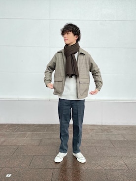 Kaede Osadaさん（メンズ・173cm）の冬コーディネート