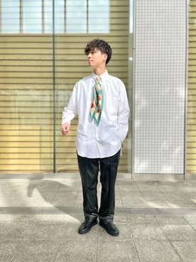 「BEAUTY&YOUTH UNITED ARROWS（ビューティーアンドユースユナイテッドアローズ）のアイテム（財布/小物）」を使った、Kaede Osadaさん（メンズ・173cm）の冬コーディネート