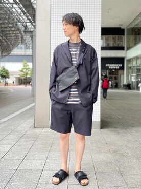 Kaede Osadaさん（メンズ・173cm）の春コーディネート