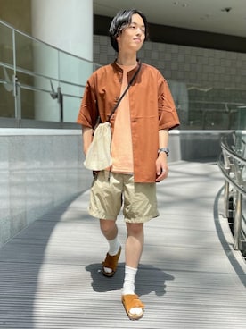 Kaede Osadaさん（メンズ・173cm）の夏コーディネート