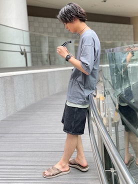 Kaede Osadaさん（メンズ・173cm）の夏コーディネート