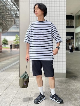 Kaede Osadaさん（メンズ・173cm）の夏コーディネート