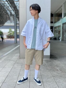 Kaede Osadaさん（メンズ・173cm）の夏コーディネート