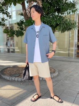 Kaede Osadaさん（メンズ・173cm）の夏コーディネート