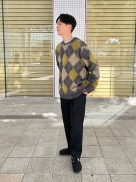 「BEAUTY&YOUTH UNITED ARROWS（ビューティーアンドユースユナイテッドアローズ）のアイテム（ダッフルコート）」を使った、Kaede Osadaさん（メンズ・173cm）の秋コーディネート