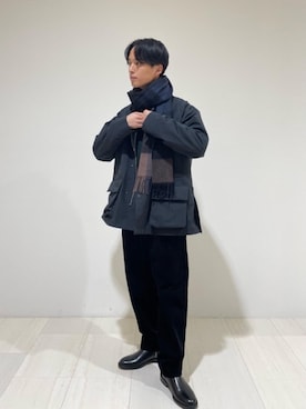 「BEAUTY&YOUTH UNITED ARROWS（ビューティーアンドユースユナイテッドアローズ）のアイテム（その他アウター）」を使った、Kaede Osadaさん（メンズ・173cm）の秋コーディネート