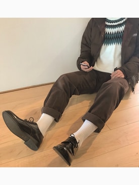 かいさん（メンズ・180cm）の冬コーディネート