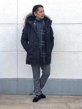 喜納さん（メンズ・176cm）の冬コーディネート