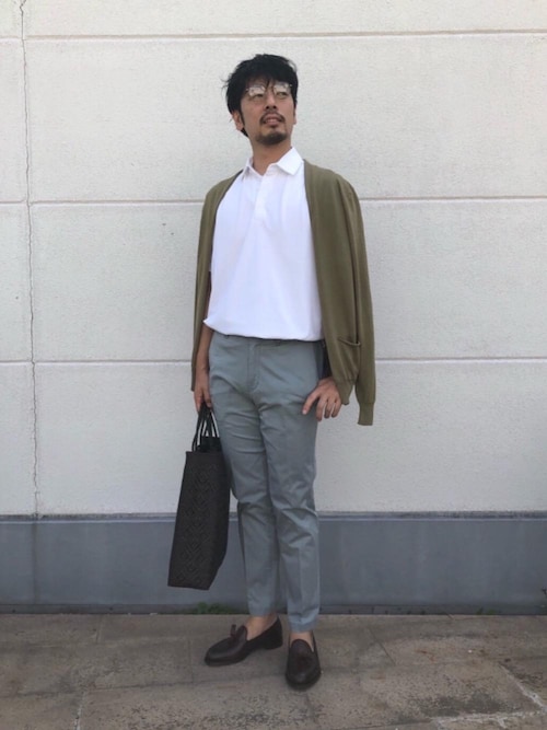 喜納 ユナイテッドアローズ 大丸神戸 メンズストア Crockett Jonesのローファーを使ったコーディネート Wear
