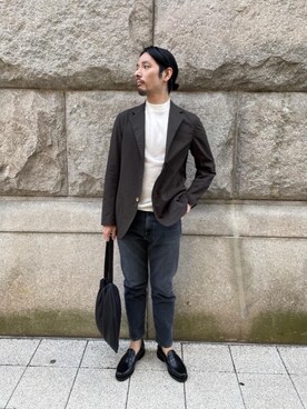 喜納さん(メンズ・176cm)の春コーディネート