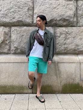 「UNITED ARROWS（ユナイテッドアローズ）のアイテム（その他アウター）」を使った、喜納さん（メンズ・176cm）の春コーディネート