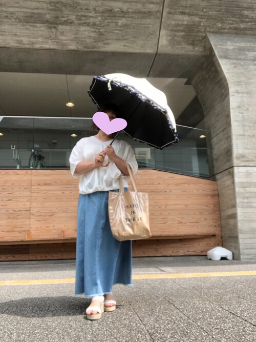 haru｜芦屋ロサブランの長傘を使ったコーディネート - WEAR