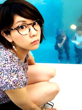 「アイテム（ピアス（両耳用））」を使った、みっつさん（レディース・165cm・30代）の秋コーディネート