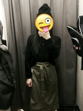 「Desigual（デシグアル）のアイテム（バックパック/リュック）」を使った、27さん（レディース・164cm）の冬コーディネート